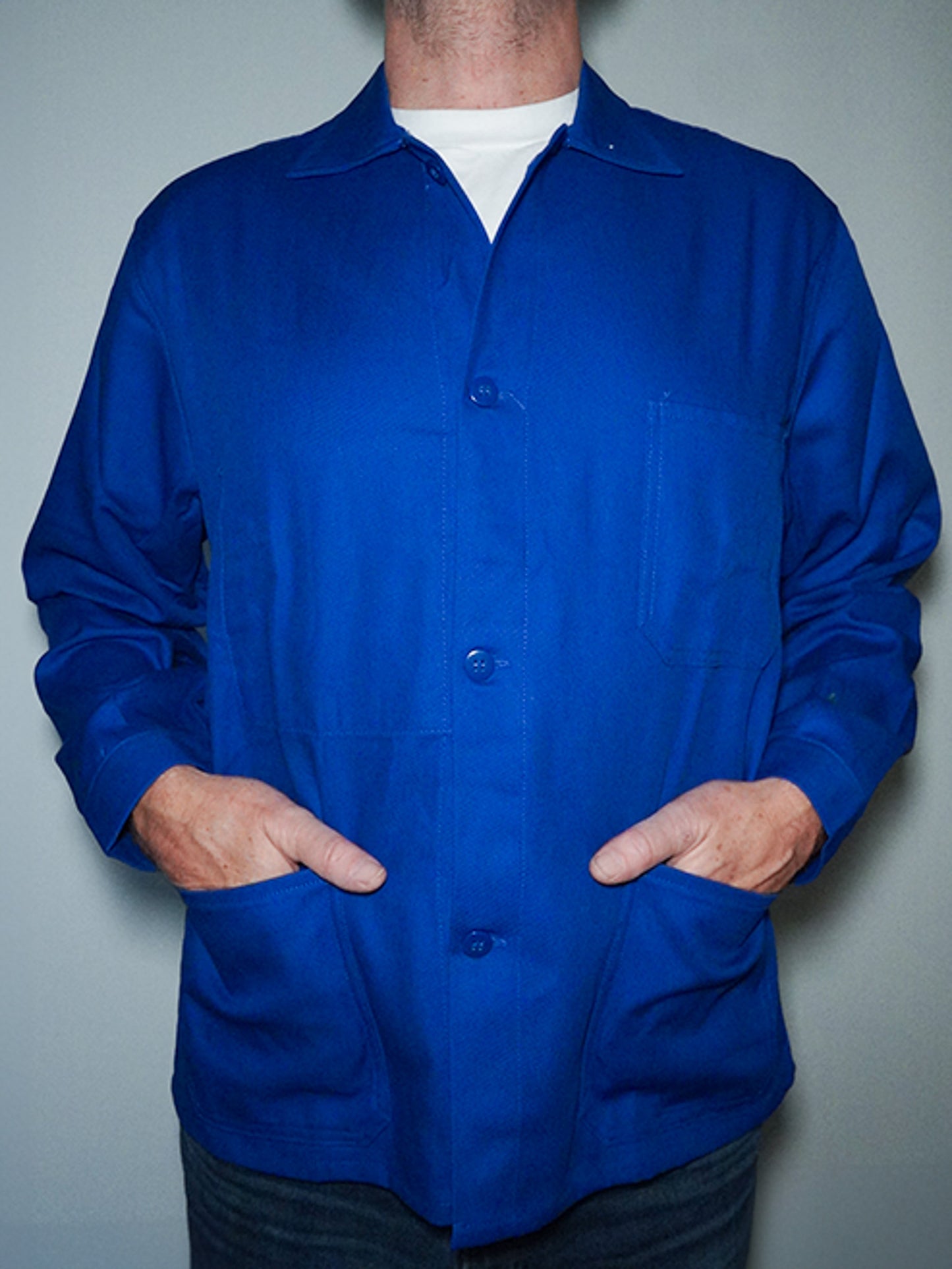 Veste de travail bleu