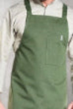 Tablier de service à bavette