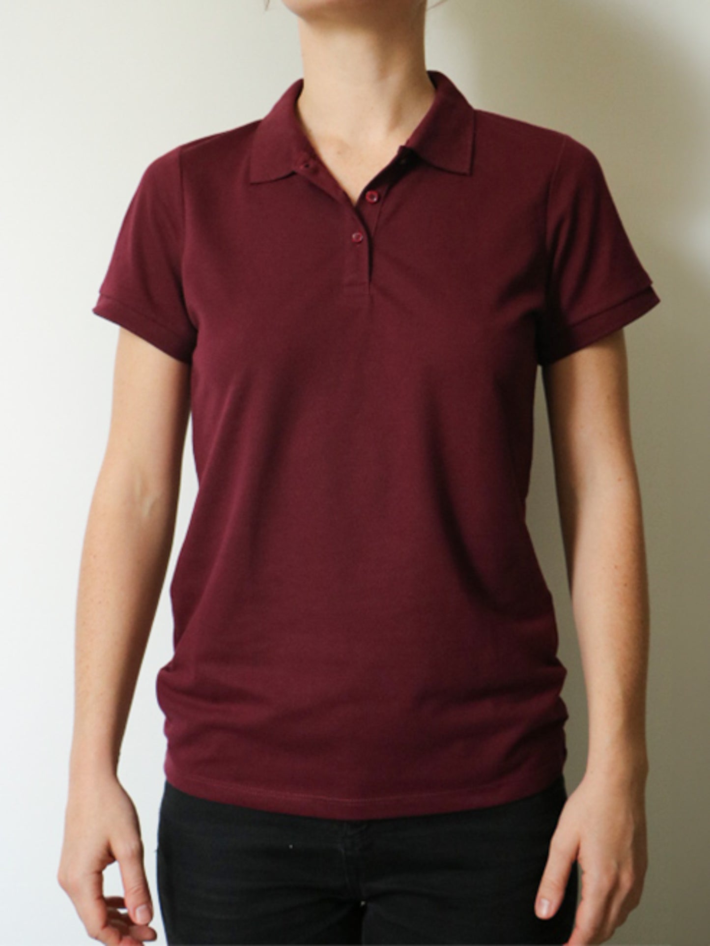 Polo manches courtes femme