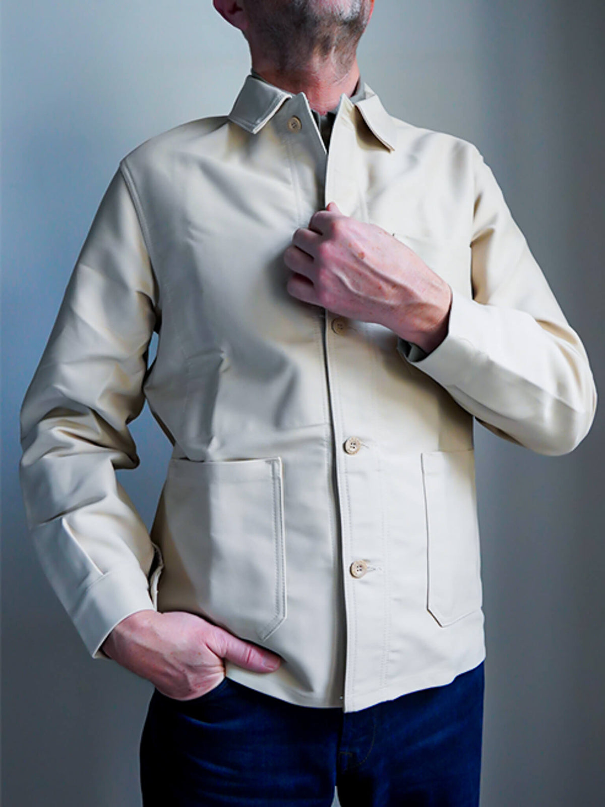 Veste de travail en moleskine