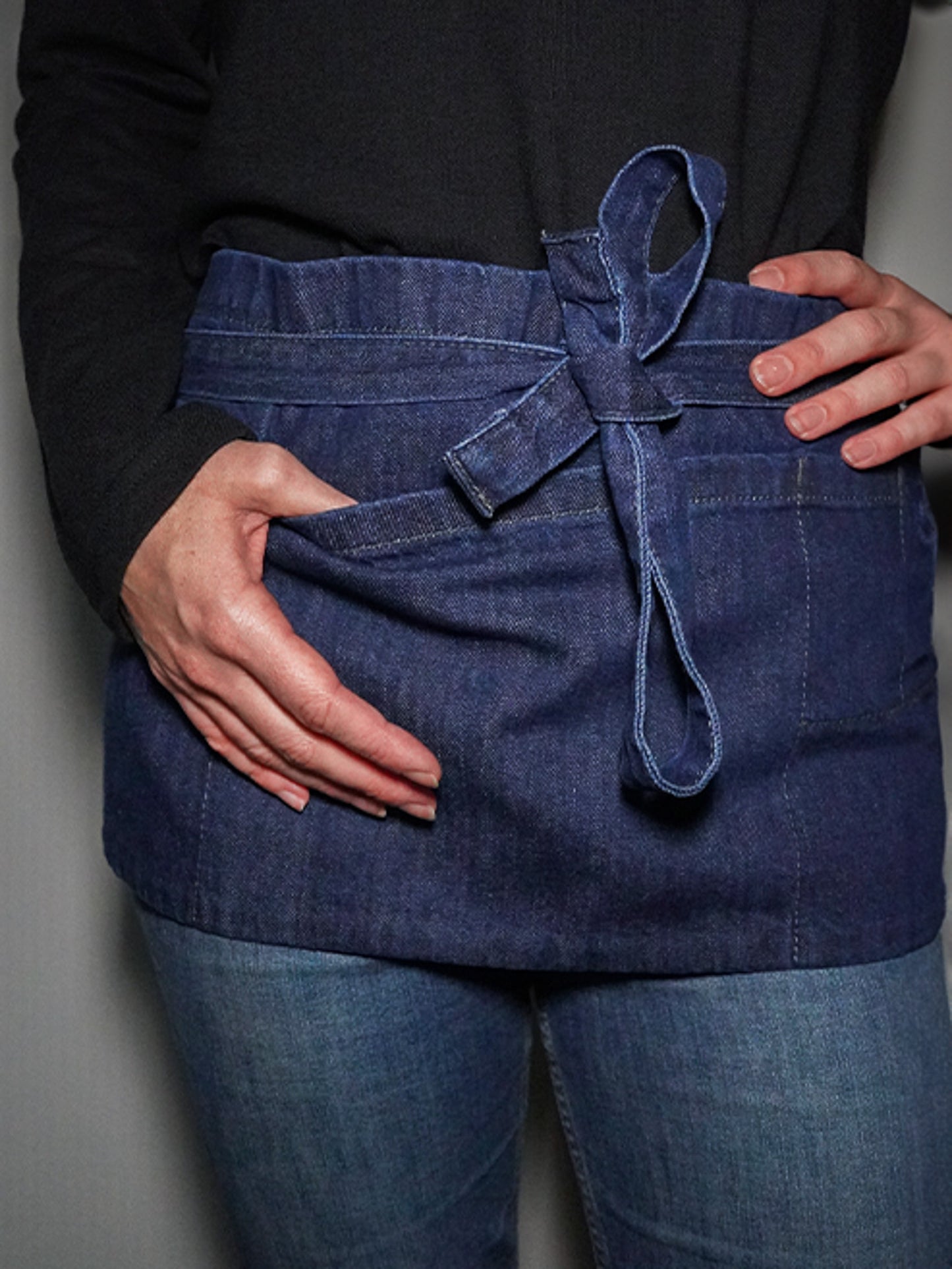 Tablier de barman court Denim