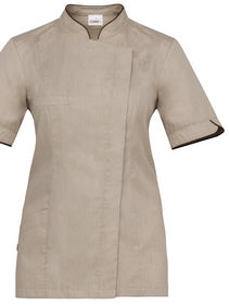 Veste de cuisine pour femme manches courtes