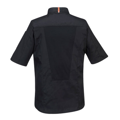 Veste de cuisine homme manches courtes