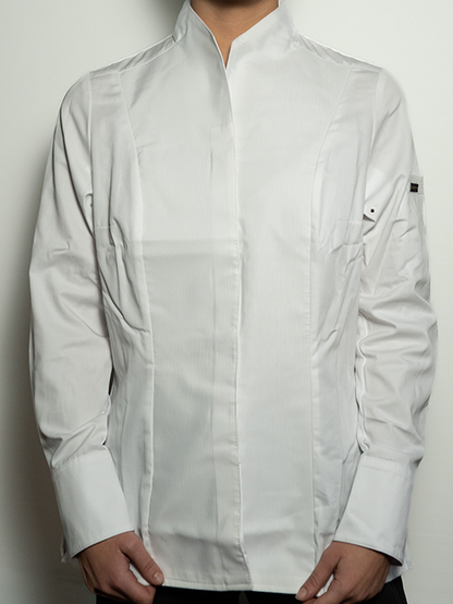 Veste de cuisine femme premium manches longues