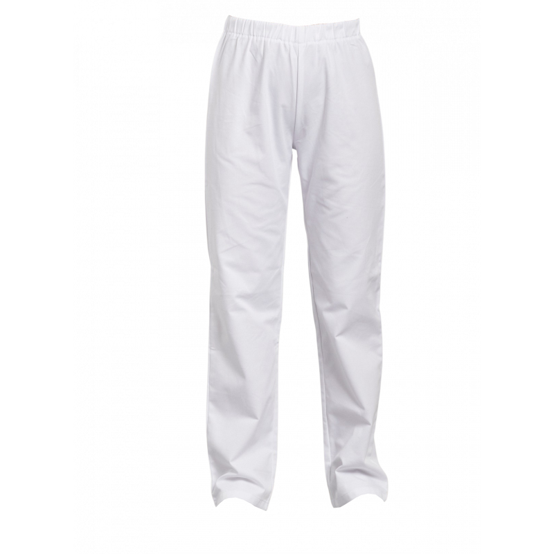 Pantalon médical blanc mixte