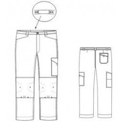 Pantalon de travail noir