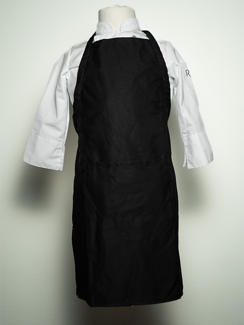 Tablier de cuisine noir pour enfant