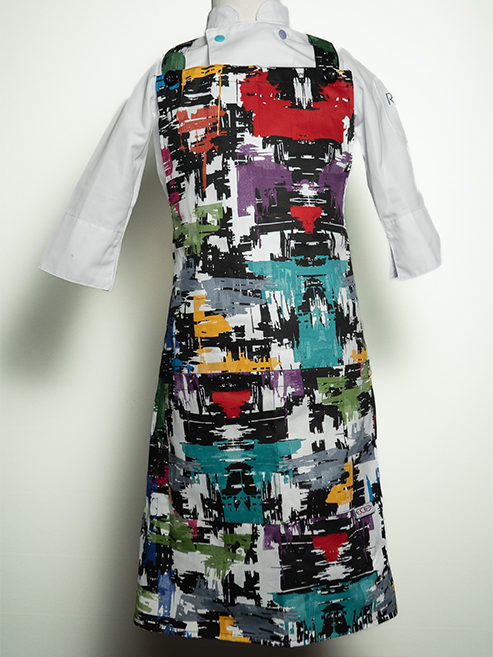 Tablier de cuisine enfant motif "peinture"