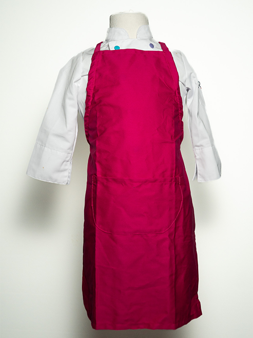 Tablier de cuisine rose pour enfant