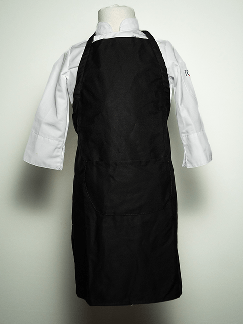Tablier de cuisine noir ou blanc pour enfant