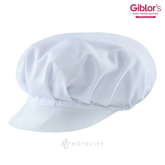 Casquette de cuisine avec visière type Gavroche