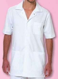 Tunique blanche paramédicale homme