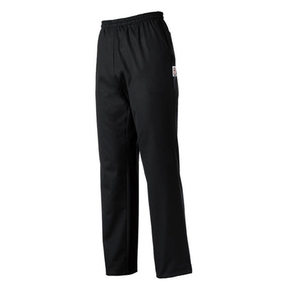 Pantalon de cuisine noir unisexe
