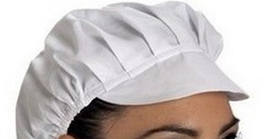 Casquette de cuisine avec visière type Gavroche