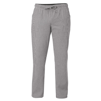 Pantalon de cuisine mixte pied de poule