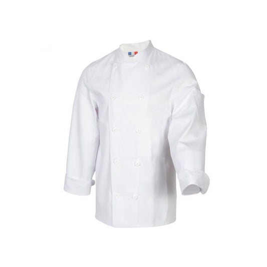 Veste de cuisine manche longue tissu français